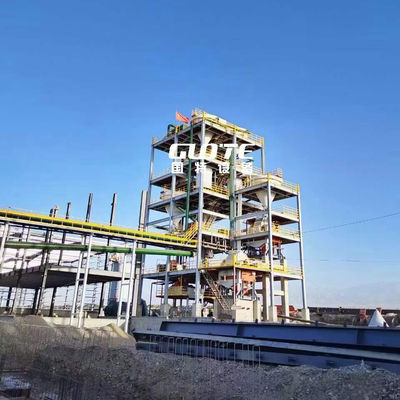 0-100 tph Kapazität Ton-Sandreinigungsanlage für Quarz-Silikon-Sandwaschanlage