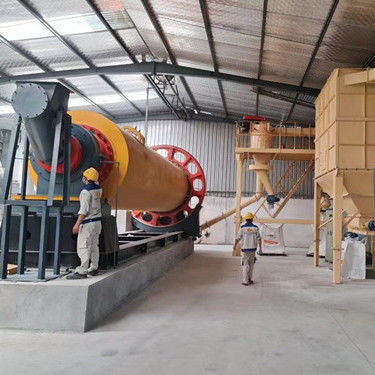 325 Mesh Quarz Sand Pulver Schleifmaschine Kugelmühle mit Hochchrom Stahl Liner