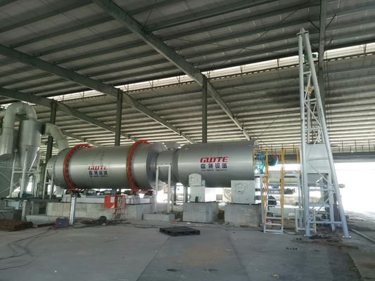 Installation unter Ingenieurleitung Industrieller Flusssandtrockner mit SS304-Material