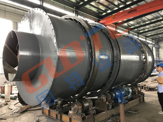 Dreizylinder-Fluss-Sand-Rotationstrockner unter Anleitung des Ingenieurs