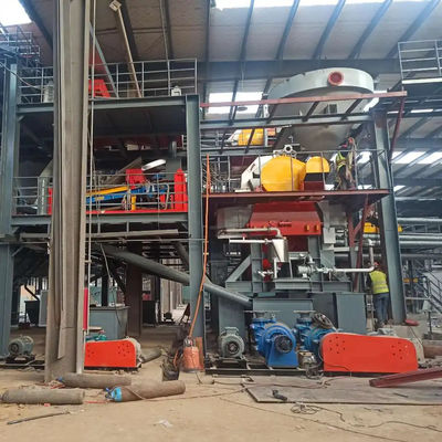 Maschine zur Verarbeitung von Siliziumsand für die Herstellung von Glasmaterialien