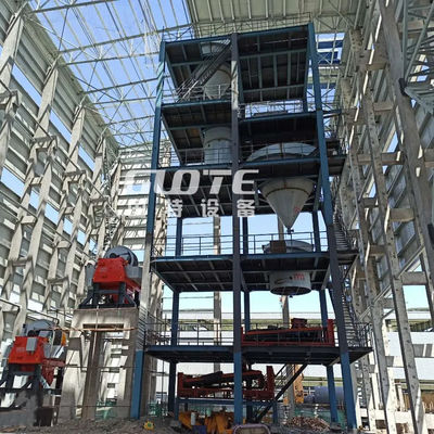Maßgeschneiderte Spannung 50 TPH Sandwaschanlage mit Magnetseparator in Indonesien