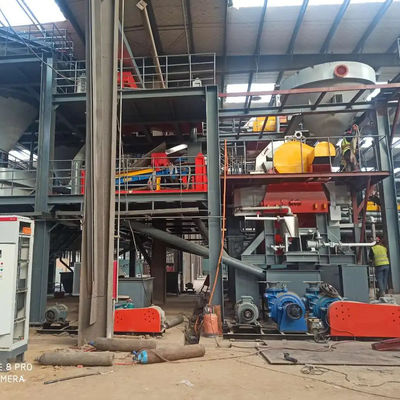 Maßgeschneiderte Spannung 50 TPH Sandwaschanlage mit Magnetseparator in Indonesien