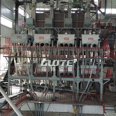 Pulvergranula Linear Vibrationsschirm mit Sand-Vibrationstrennscheib und vertikaler Motor