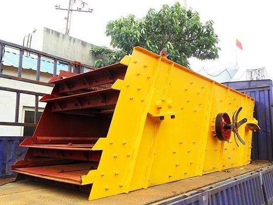 Tragbare Granitrecyclingmaschine mit vibrierendem Bildschirm