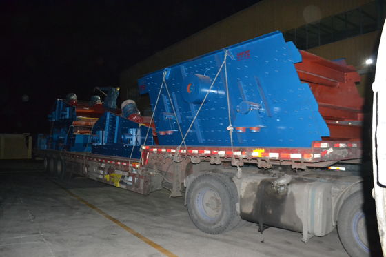 Tragbare Granitrecyclingmaschine mit vibrierendem Bildschirm