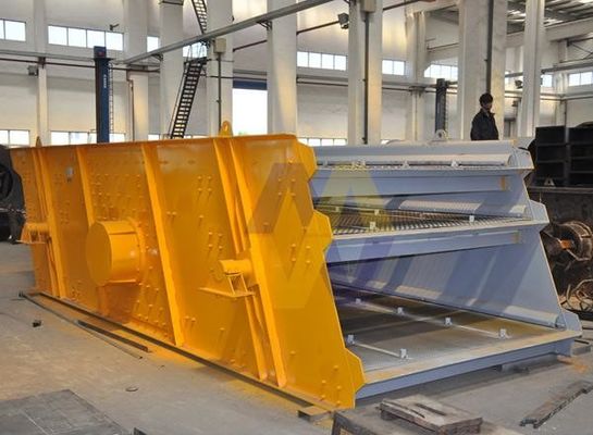 Tragbare Granitrecyclingmaschine mit vibrierendem Bildschirm