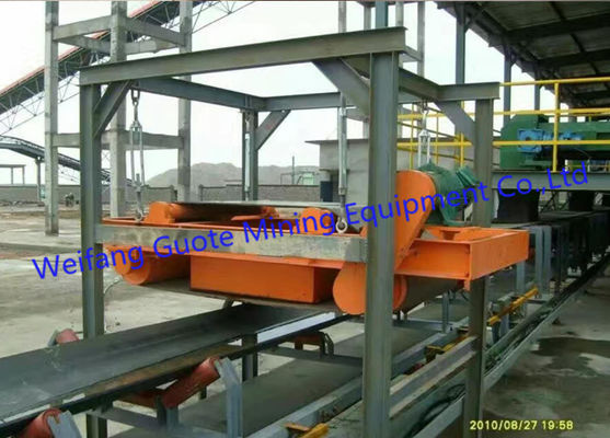 Dauermagnetische Trennmaschine zur Entfernung von Eisen aus Mineralien mit starkem aufgehängtem Förderband