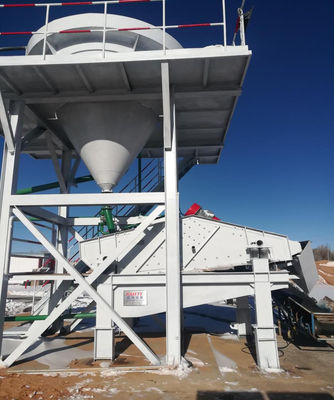 AC-Motor 100 m3 pro Stunde Sandschutz- und Waschanlage mit Lagerkernkomponenten