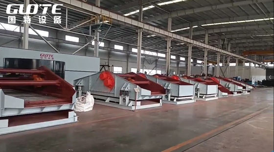Silikonsand-Vibrationsschirm mit 1460/960mm Frequenz und 1000*3000mm Siebgröße