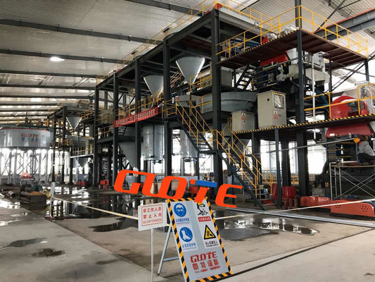 AC-Motor Nassart Siliziumsand Natriumfeldspar Mine Prozess Produktionslinie für Glas Sand