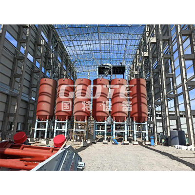 Pumpenbetriebene Säurewaschanlage für 1-10cm Quarzstein/4-120-Gitter Quarz Sandwaschen