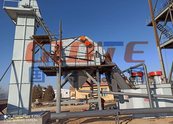 Silikonsandwaschanlage für die Verarbeitung von Frac-Sand mit einer Sandgröße von 0,106-0,85 mm