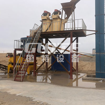 Doppelspirale Silikonsand-Atrition-Scrubber Fluss-Sandwaschmaschine 1 Kernkomponenten
