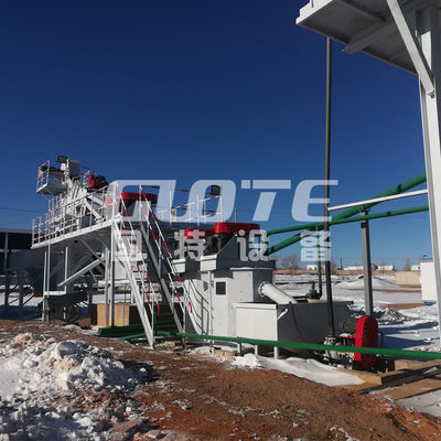 Ingenieurführer Installation Doppelspirale Silizium-Sandspüler 100 TPH Verarbeitungsanlage