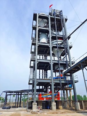 100 tph Glas-Silikon-Sandwaschanlage mit hoher Kapazität und Wechselstrommotor