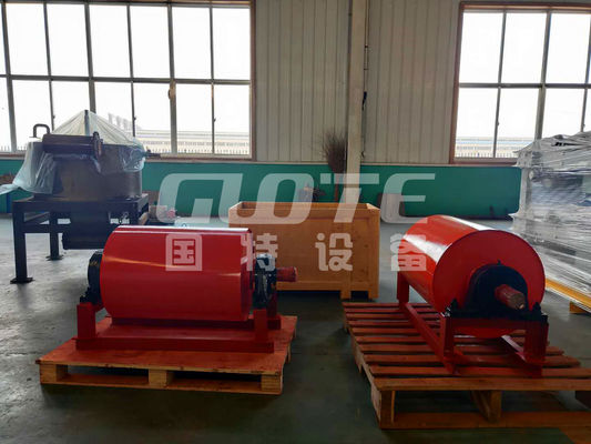 1200-5000 Gauss Trockener Drehmagnetischer Permanentseparator Trommelrolle für Gürtelförderer