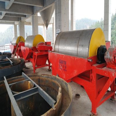 Trommelmineralseparator Feuchtmagnetseparator für die Video-Ausgangsinspektion im Energiebergbau