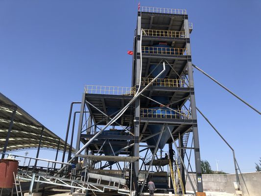 Anlage zur Verarbeitung von Silikonsand aus Glas mit Kegelbrucher ISO CE