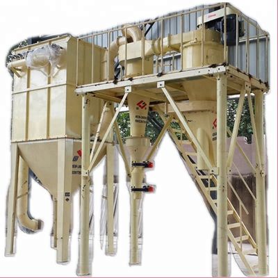 710-1500 R/min Bläsergeschwindigkeit Pulverkonzentrator Luftklassifikator Maschine mit Zyklon