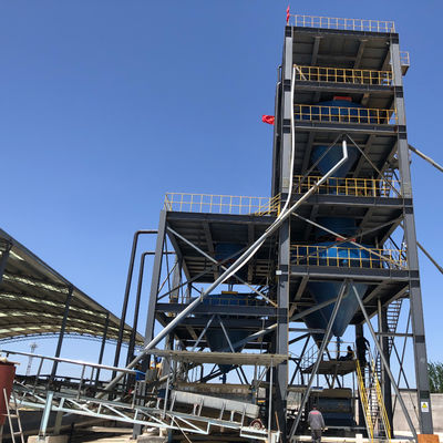 Anlage für die Verarbeitung von Kieselsand für die Waschung und Einstufung von Glassand