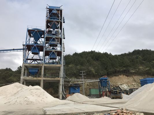 Anlage für die Verarbeitung von Kieselsand für die Waschung und Einstufung von Glassand