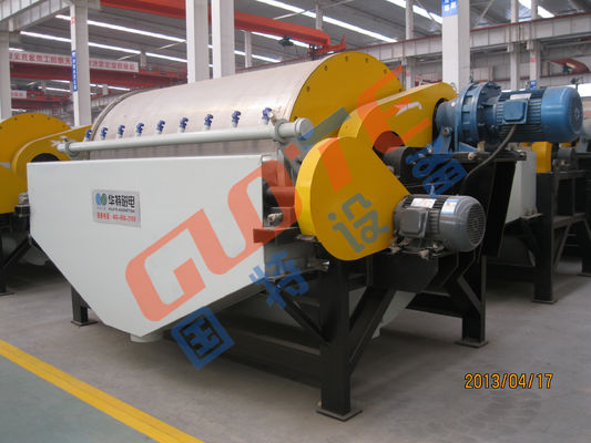Bergbaumaschine Feuchttrommel Magnetseparator für Eisenerz Upgrade 45 r/min Zylindergeschwindigkeit