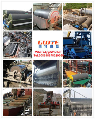 2022 Permanent rotierender Magnettrommel-Separator zur Trennung magnetischer Materialien