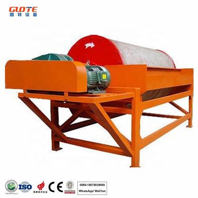 2350 KG Nassprozess Mineralseparator mit geringer Intensität Trockener Magnettrommelseparator mit Gauss