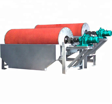 2023 GUOTE Semi-Counter-Current Wet Permanent Magnetic Drum Separator 400*600mm Zylindergröße