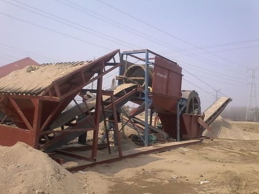 Schottersandkompost Rotationsschwingung Trommel Sifter Trommel Sieb für Erze Stein Sand