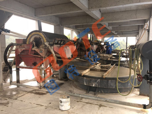 Erweiterte Bergbaumaschinen Eisenerztrommel Magnetseparator mit Motorkernkomponenten
