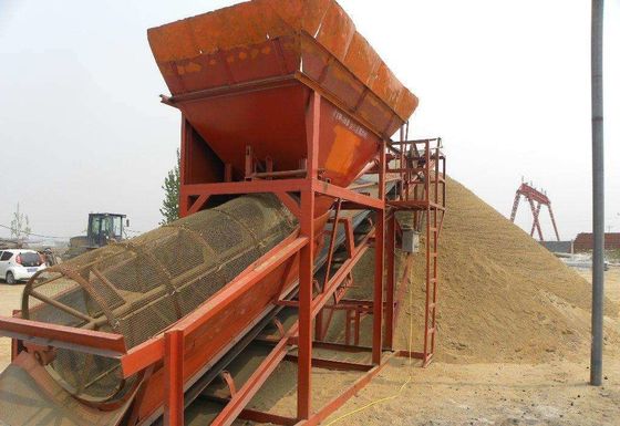 50Tph Erze Keramik Bodenwaschtrennungsprozess Mining Machine Diamant Trommel Bildschirm